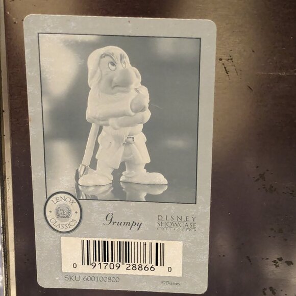 Retired Lenox Fine China "Grumpy" Figurine from the Movie Snow White - Picture 2 of 16